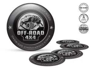 Domed Stickers Sports Temporal Surge Grid